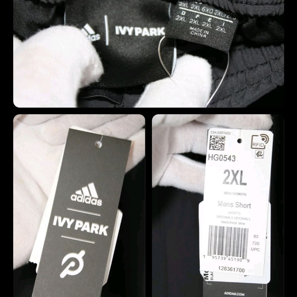 NWT IVY PARK athletic shorts. Unisex - Picture 4 of 5